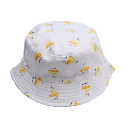Cheese Print Bucket Hat